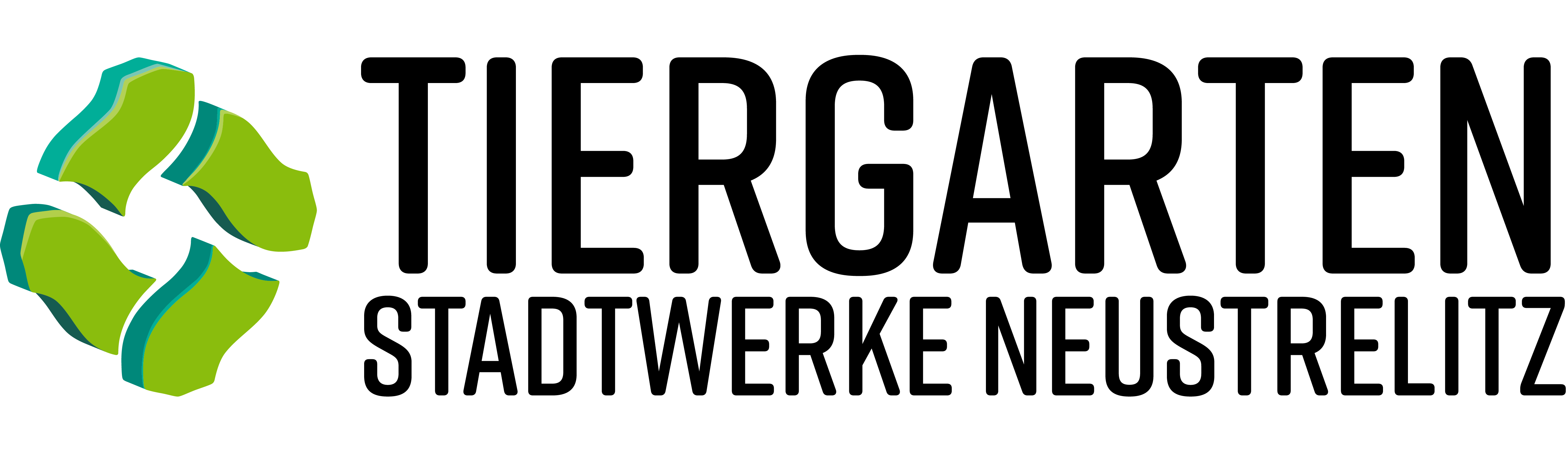 Tiergarten Neustrelitz Logo farbe schwarz